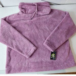 New NWT Champion Women's Size XXL Fuzzy Purple Pullover Tags